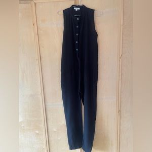Black Crossley One Piece Jumpsuit - Size Small